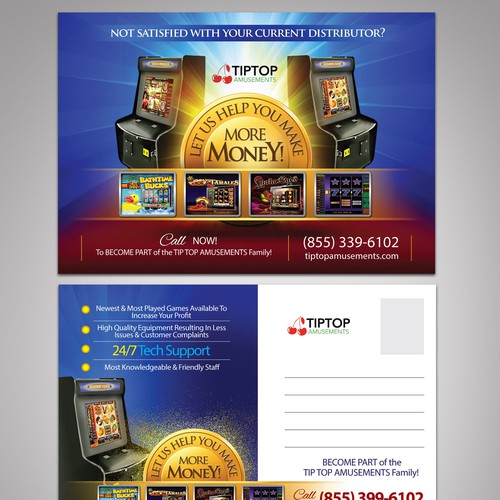  Create a creative direct mailer for TipTop Amusements