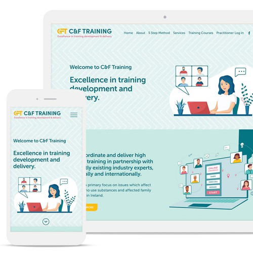 Online Training Website Design