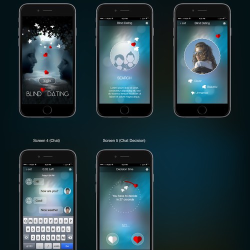 Blind Dating App Design Contest
