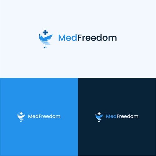 Modern Abstract Bird logo