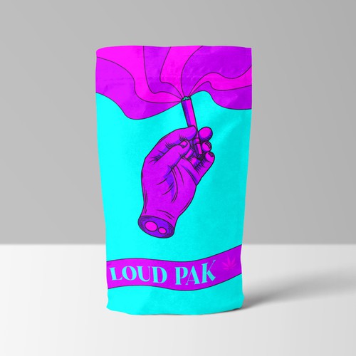Loud Pak Marijuana Packaging Design Concept