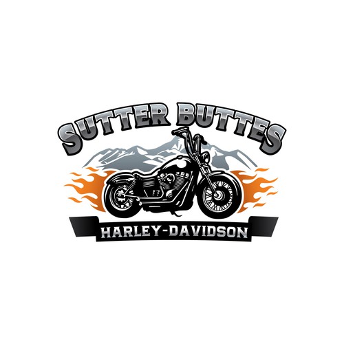 Motorcycle dealership looking to brand with unique logo