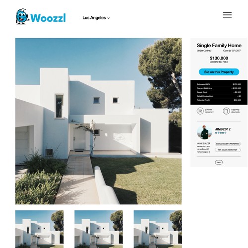 modern & approachable real estate website