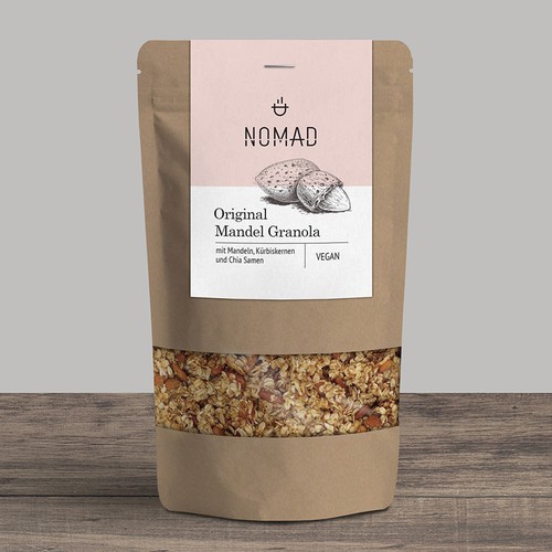 Granola label design