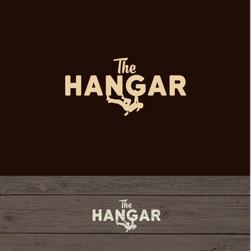 Logo for a bouldering cafe 