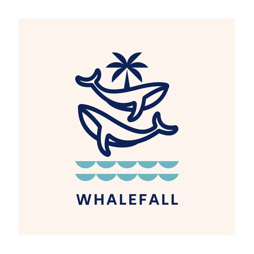 Whalefall Logo Design