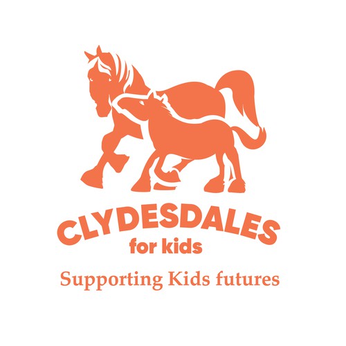 Clydesdales for kids logo
