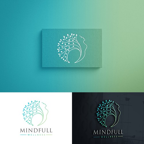 Design a transformation logo for a holistic wellness company Logo Mindfull Wellness