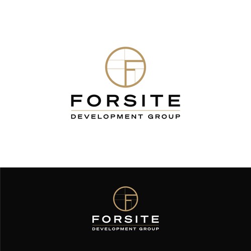 Logo for a land development company
