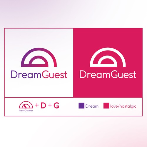 Logo Concept; DreamGuest, Guest Meter App