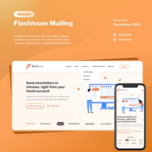 Flashissue Mailing Website
