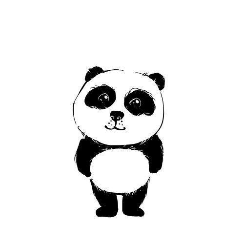 panda cartoon