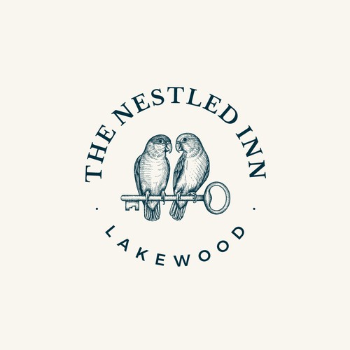 Logo design for high-end, boutique rental company - The Nestled Inn