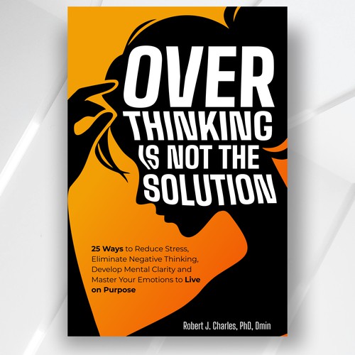 Simple Silhouette Design for “Overthinking Is Not the Solution”