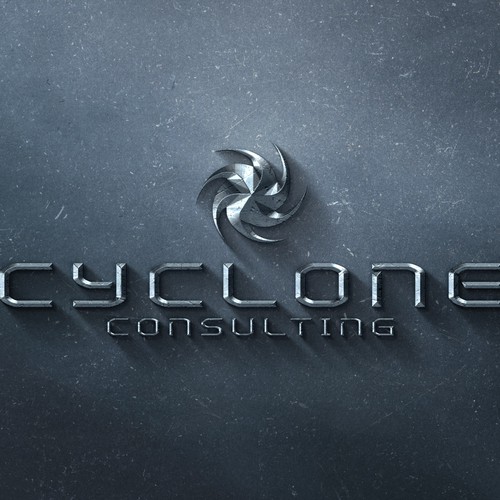 Envision & create a sleek and futuristic cyclonic (swirling) illustration for Cyclone Consulting