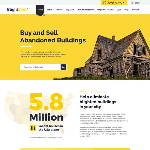 Real estate web design