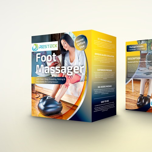 Resteck foot massager box design