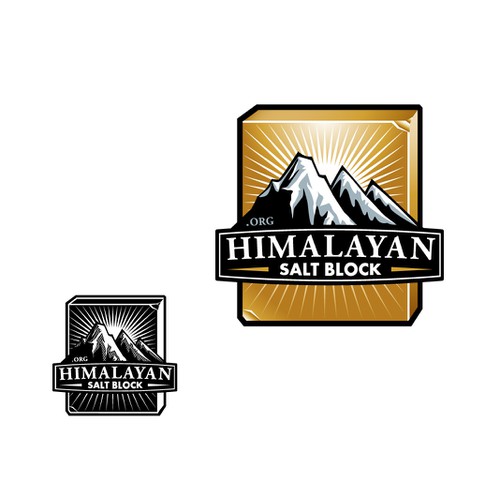 Craft a logo design concept for Himalayan Salt Block.org