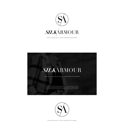 logo for an online luxury London based fashion platform