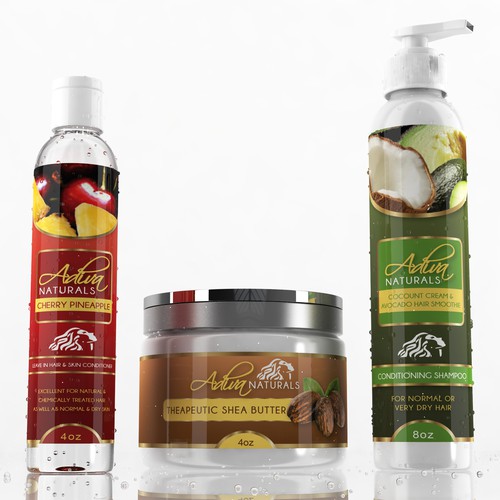 Label design for Adiva Naturals