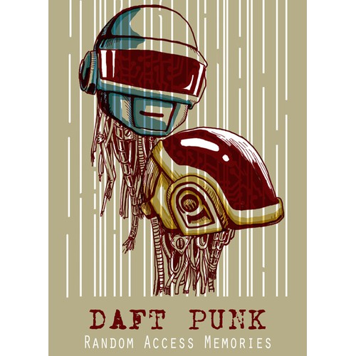 99designs community contest: create a Daft Punk concert poster