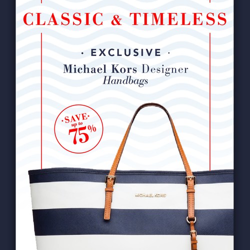 Email Advertising for a fashion store