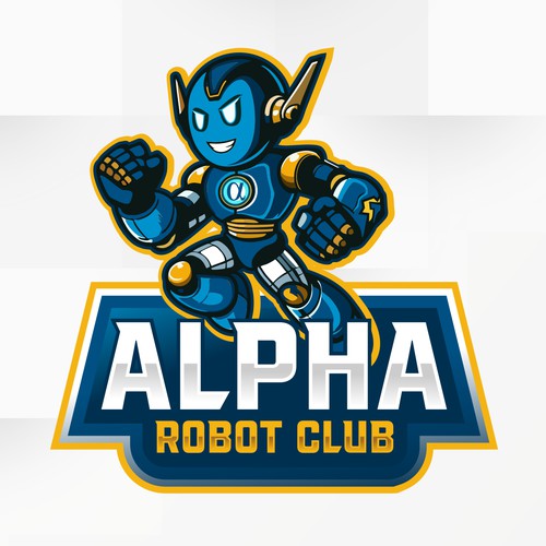 Awesome Logo Design for Alpha Robot Club