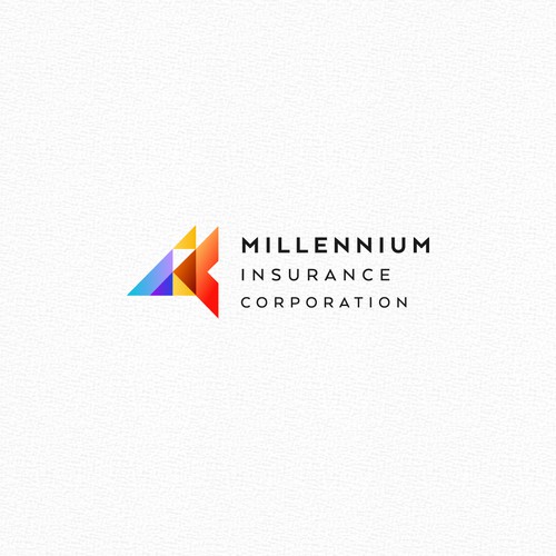 Modern Monogram Logo with Vibrant Colors