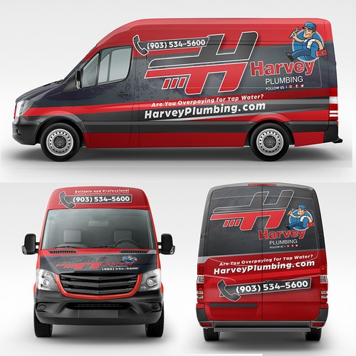 Van Wrap for Harvey Plumbing