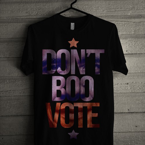 DONT BOO VOTE DESIGN