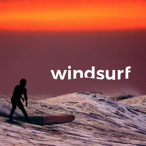 Bold wordmark for a surfshop