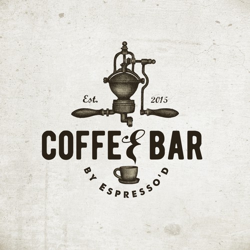 Trendy Coffee Bar Logo