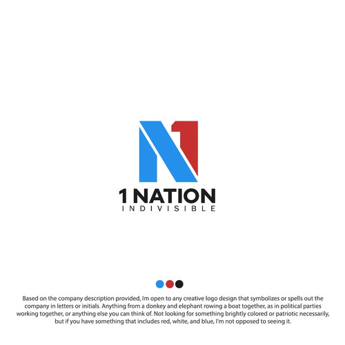 1 NATION LOGO DESIGN