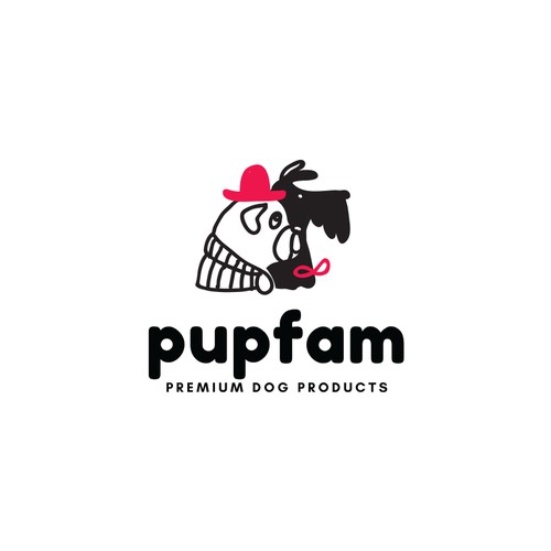 Logo concept for a Premium Pet Products