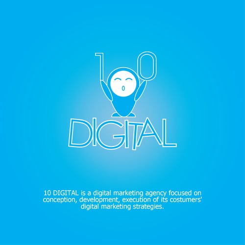 Logo concept for 10 Digital