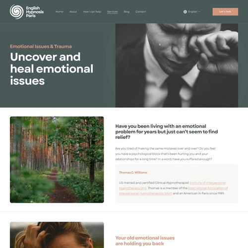 English Hypnosis Paris