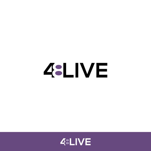 A clean, strong, negative space logo for a Concert & Event Promoter.