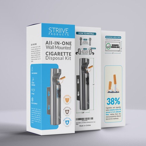 Striive Products Box Design