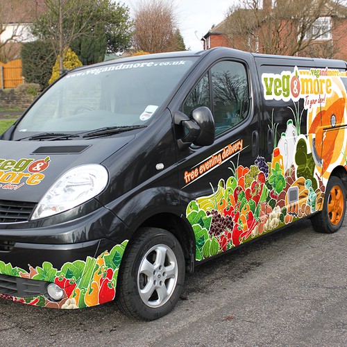 Veg & More needs an eye catching design for their van!  LARGE GUARANTEED PRIZE MONEY. Get creative!!