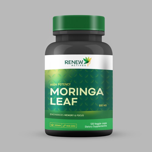 Supplement packaging bottle design
