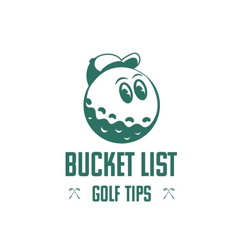 Bucket List Golf Tips | Mascot Logo Design
