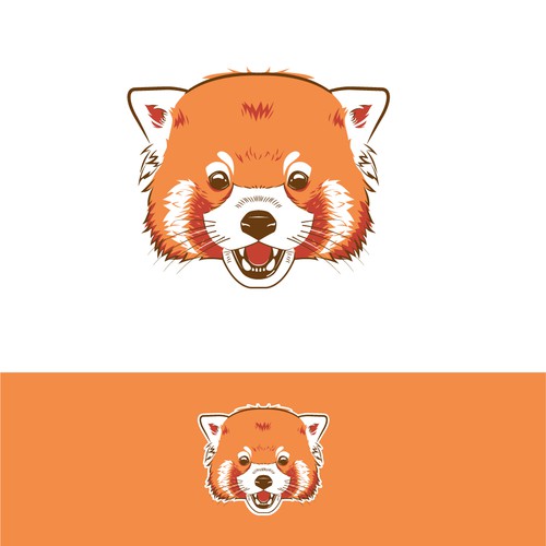 red panda illustration