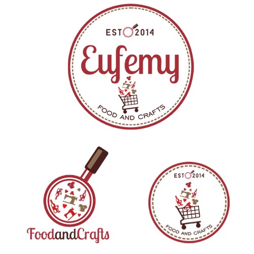 Vintage logo for Eufemy, a new ecommerce with your story inside
