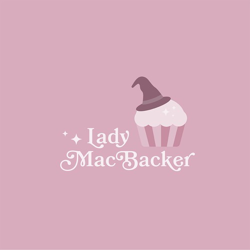 Logo concept for a cupcake business