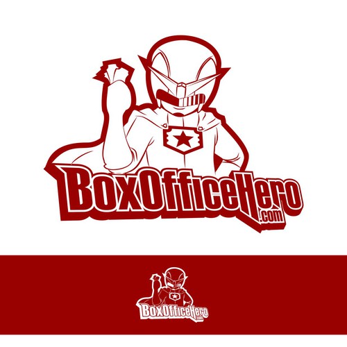 BoxOfficeHero - Create a Super Heroic logo for a new event information site!