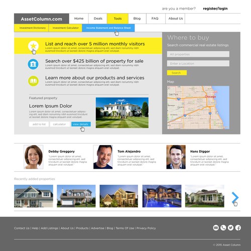 AssetColumn - Web Design