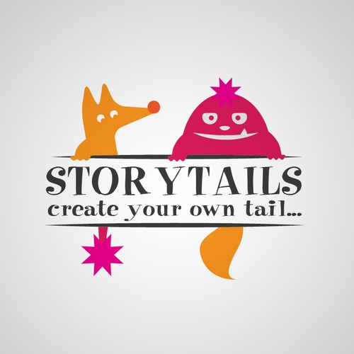 Storytails - Create a logo for a kids create your own story (tail) app.