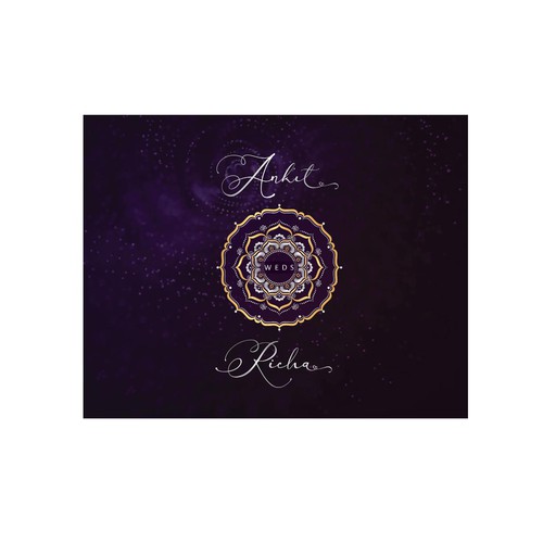 "Ankit Weds Richa " -a  wedding Mandala