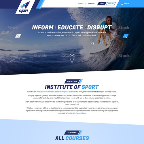 Sport webpage