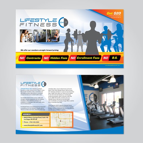Flyer Advert for a Gym